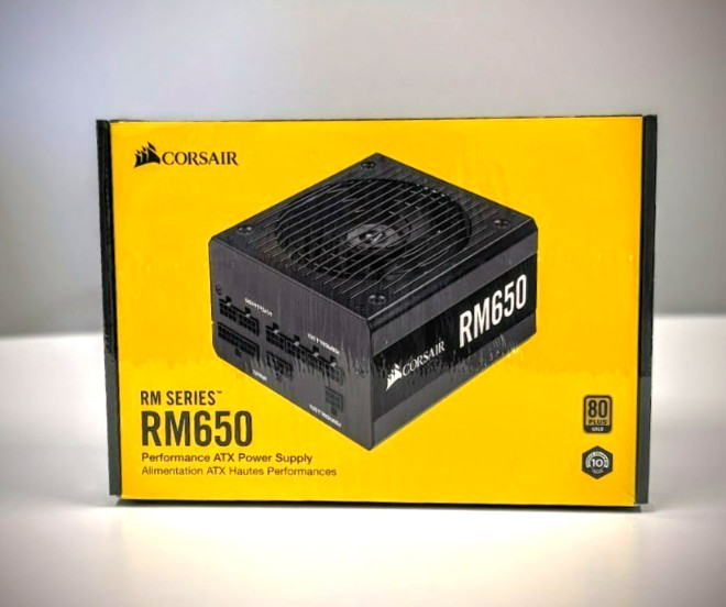 New Corsair RM650 650W 80 Plus Gold Fully Modular ATX PSU