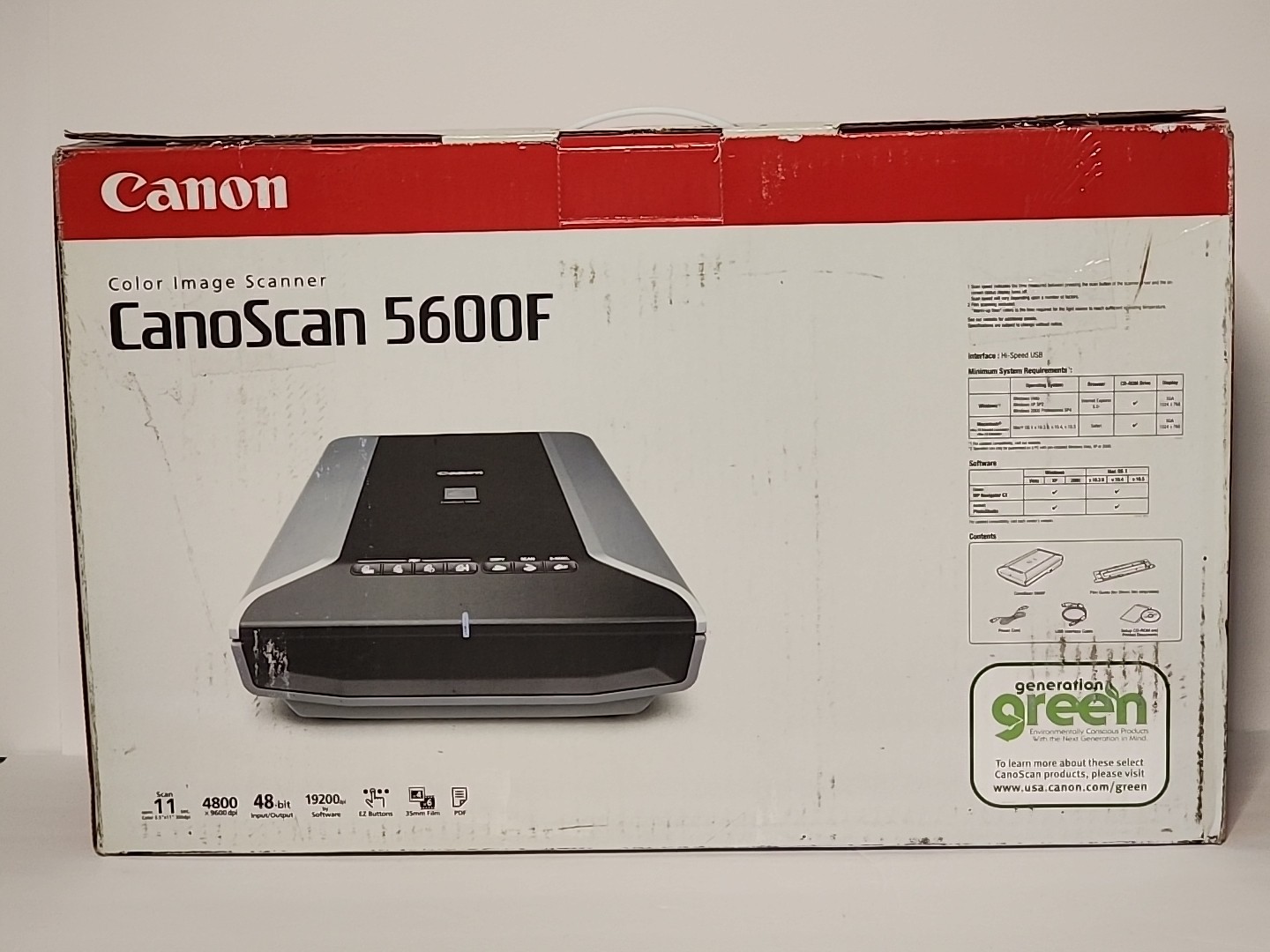 Canon CanoScan 5600F Flatbed Scanner  New In Box
