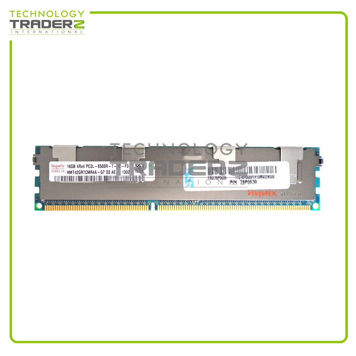 78P0639 IBM 16GB PC3-8500 DDR3-1066MHz ECC REG Quad Rank Memory Module *Pulled*