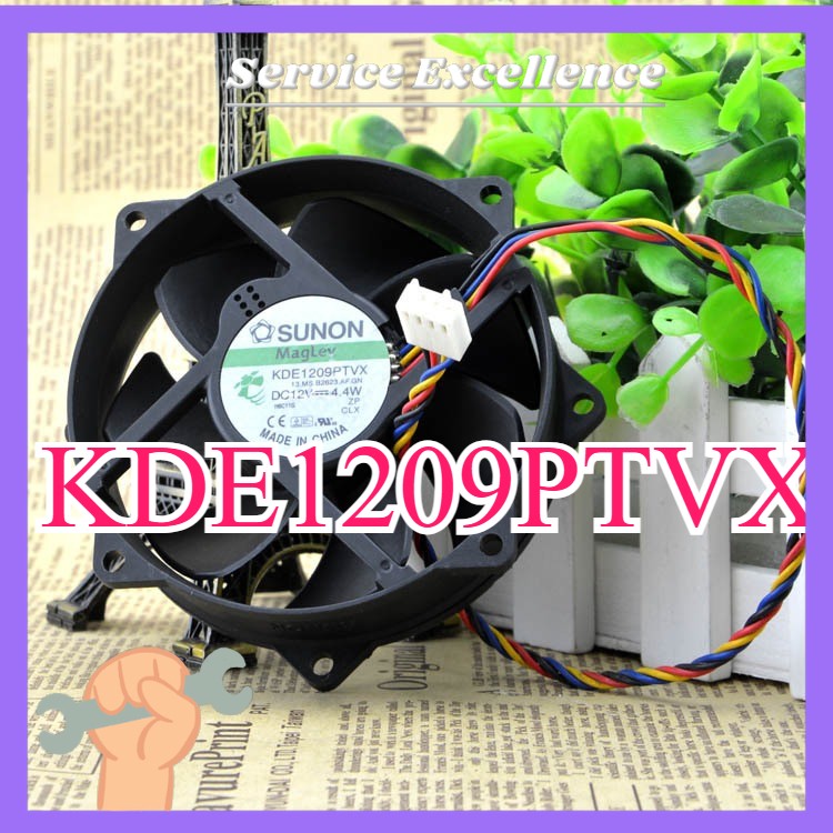 2X SUNON KDE1209PTVX Maglev Cooler Cooling Fan Fast Shipping12V 4.4W 90*90*25mm