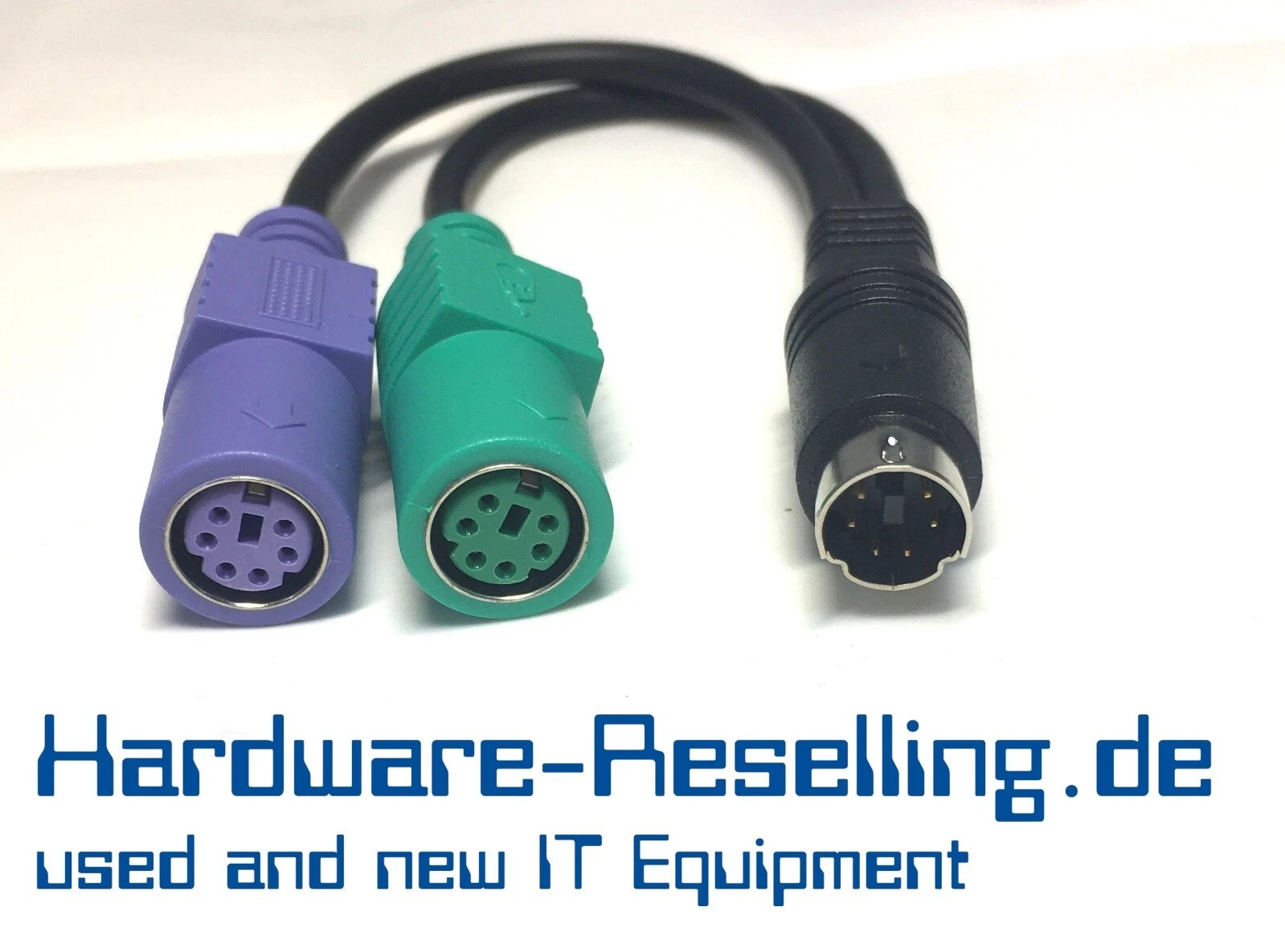 LOT 20 Dell 0D4002 PS/2 to 2x PS2 Mouse Keyboard I/O Splitter Cable
