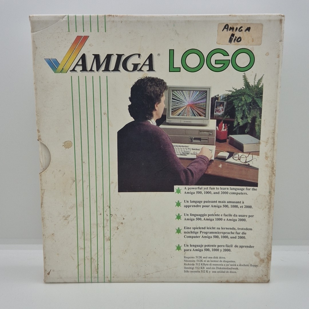 Commodore Amiga Logo Vintage Original Tutorial And Reference Guide Book 1989