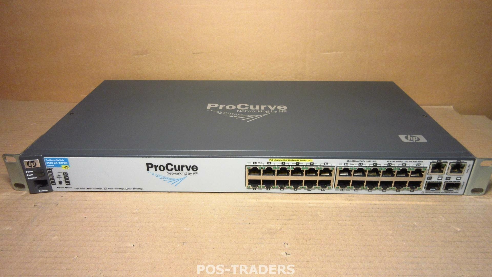 HP J9086A 2610-24/12PWR ProCurve Ethernet Switch 24x 10/100 + 2x Gigabit + 2 SFP