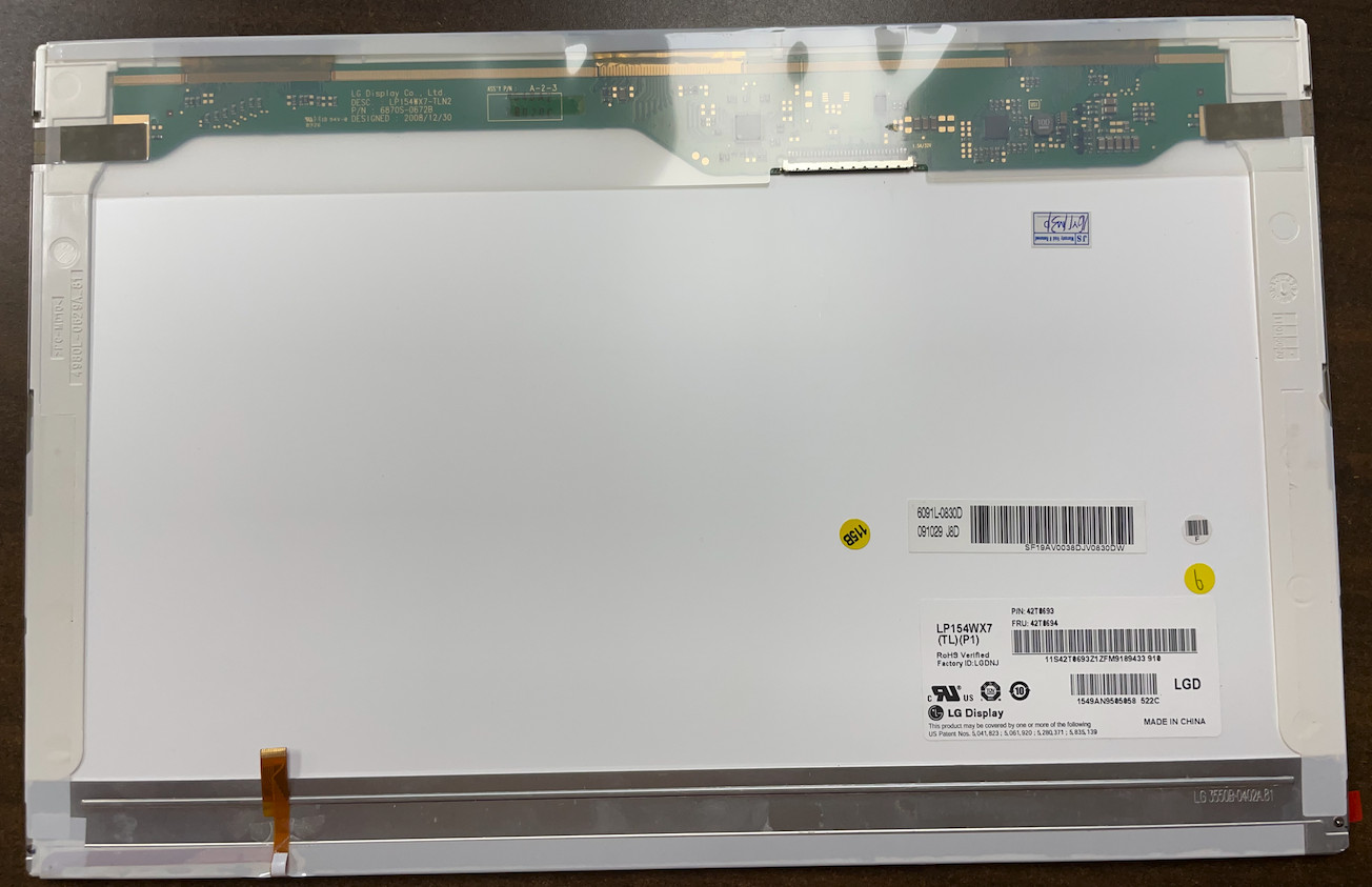 LG PHILIPS LP154WX7(TL)(P1) LAPTOP LED LCD Screen LP154WX7-TLP1 15.4" WXGA