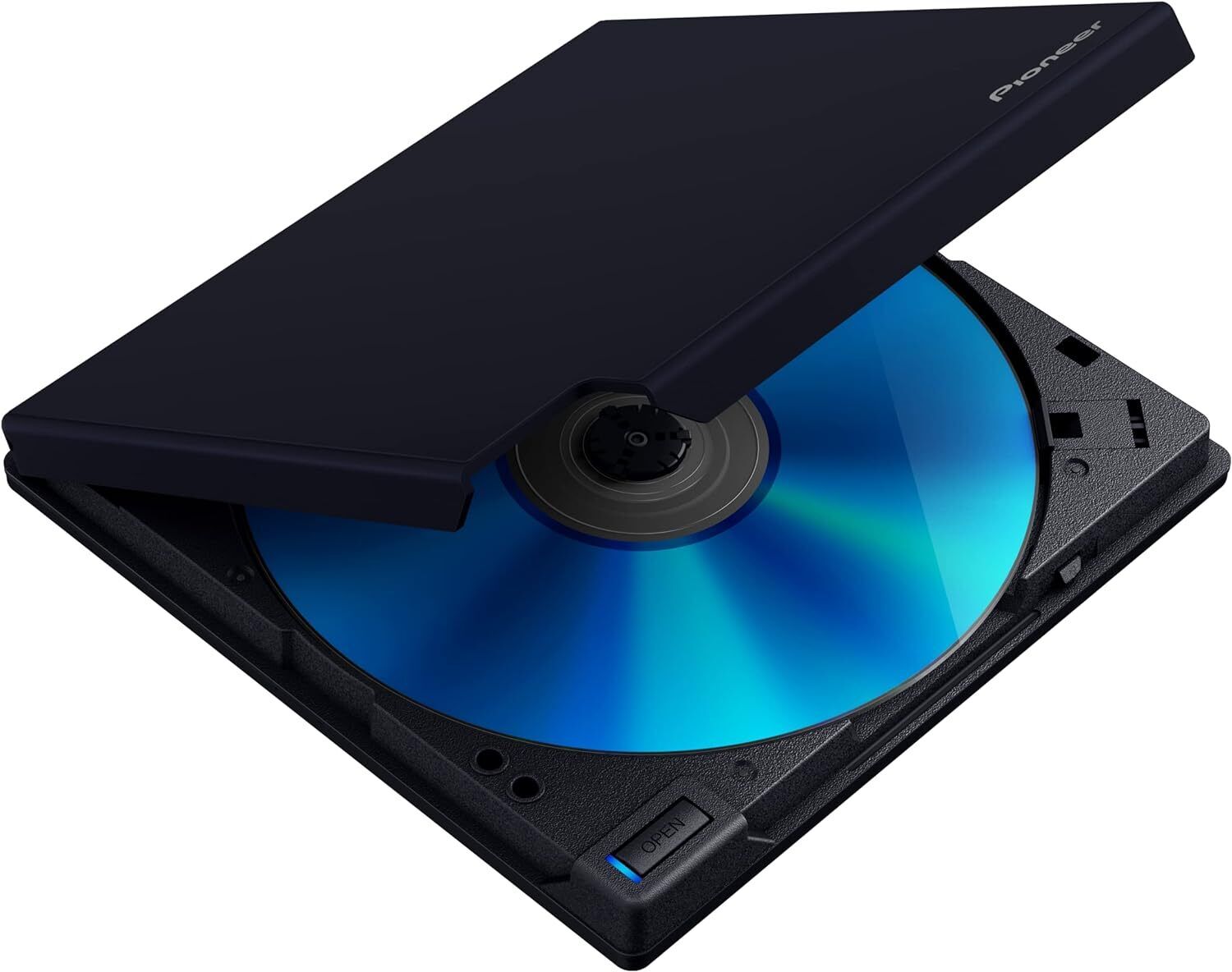 Pioneer (USB - C) Slim Portable BD/DVD/CD Writer high-Grade Rubber Coating