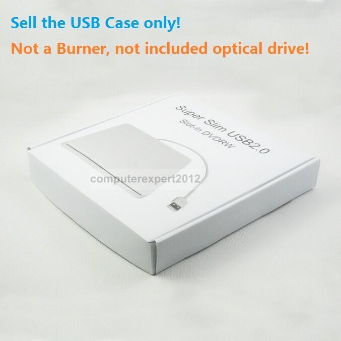 USB External Drive Burner Case for MacBook Air Pro iMac Mac mini SATA Superdrive
