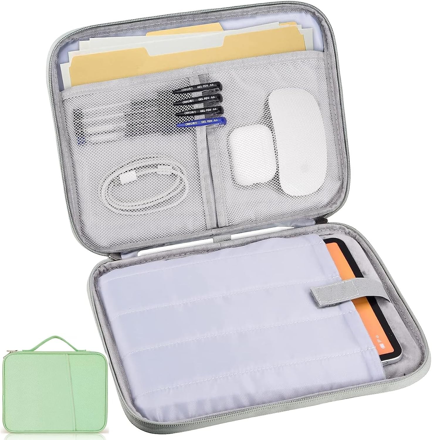 Padded Sleeve Bag for 11-in iPad Pro, iPad Air - Mint Green Tablet Case