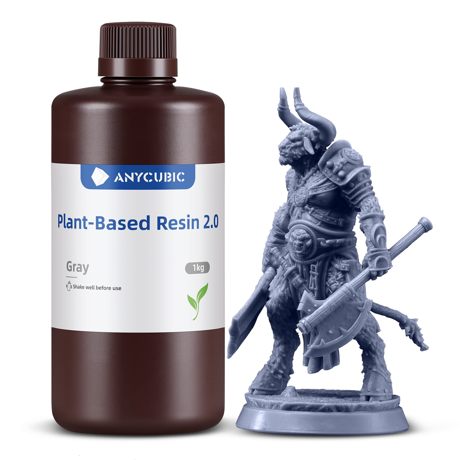【Buy 3 Pay 2】ANYCUBIC 1KG Plant-based Resin 2.0 Safety Low Odor For 3D Printers