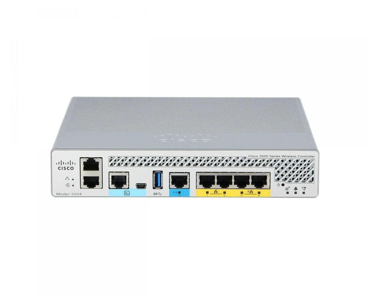 Cisco 3504 Wireless LAN Controller - AIR-CT3504-K9 - NO POWER SUPPLY