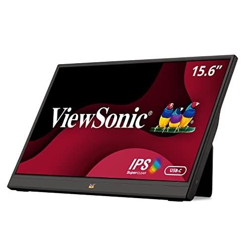 ViewSonic VA1655 15.6" Portable 1080p IPS Monitor with USB C and mini-HDMI