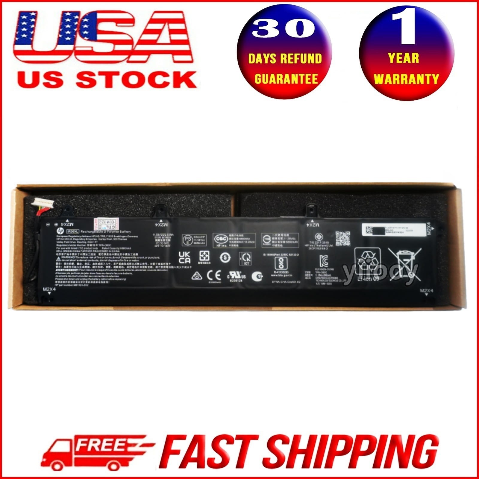 Genuine OEM IR06XL Battery for HP ZBook Power G7 G8 G9 G10 M01523-2C1 M02029-005