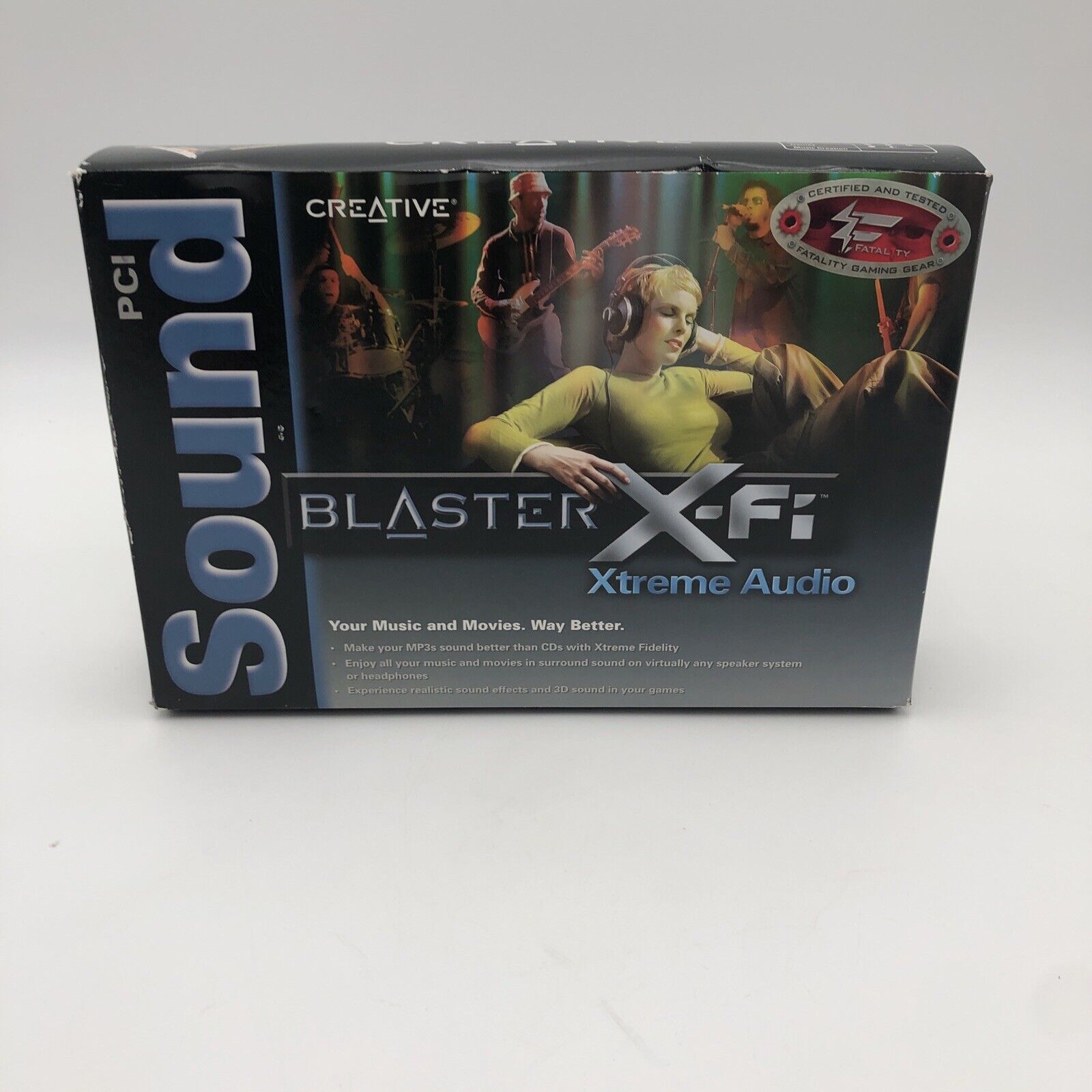 NOS Creative Sound Blaster X-Fi Xtreme Audio SB0790 PCI 7.1 Win READ