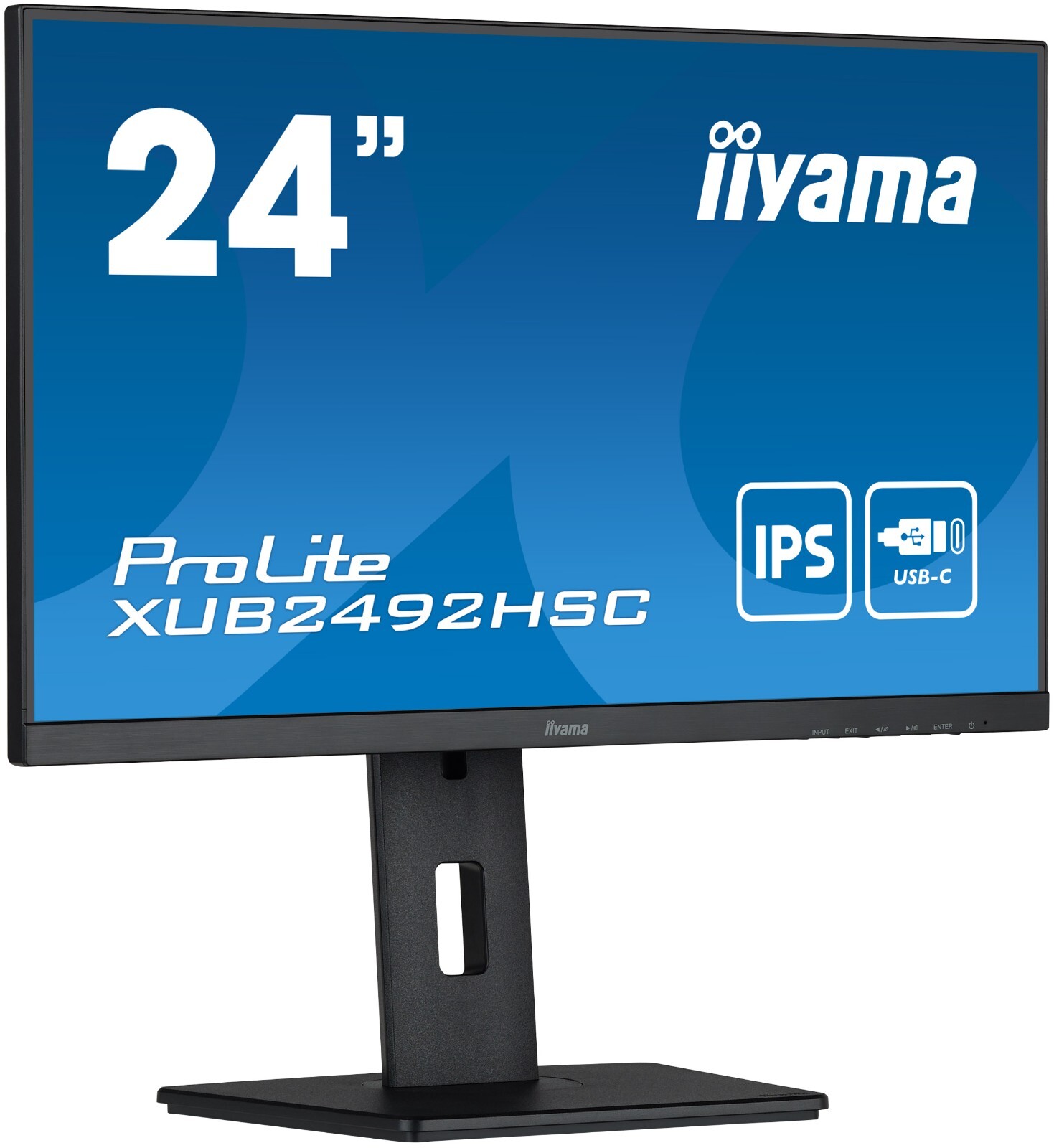 IIYAMA 24" ProLite IPS FHD 75Hz 4ms Monitor 250 cd/m2 1:1000 XUB2492HSC-B5