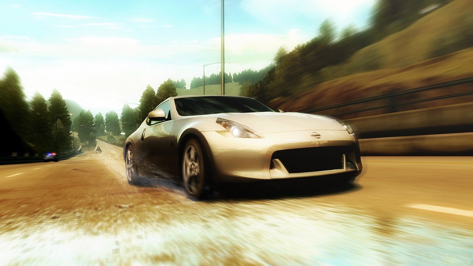 Cars video games need for speed undercover nissan 370z Desk Mat Stitched