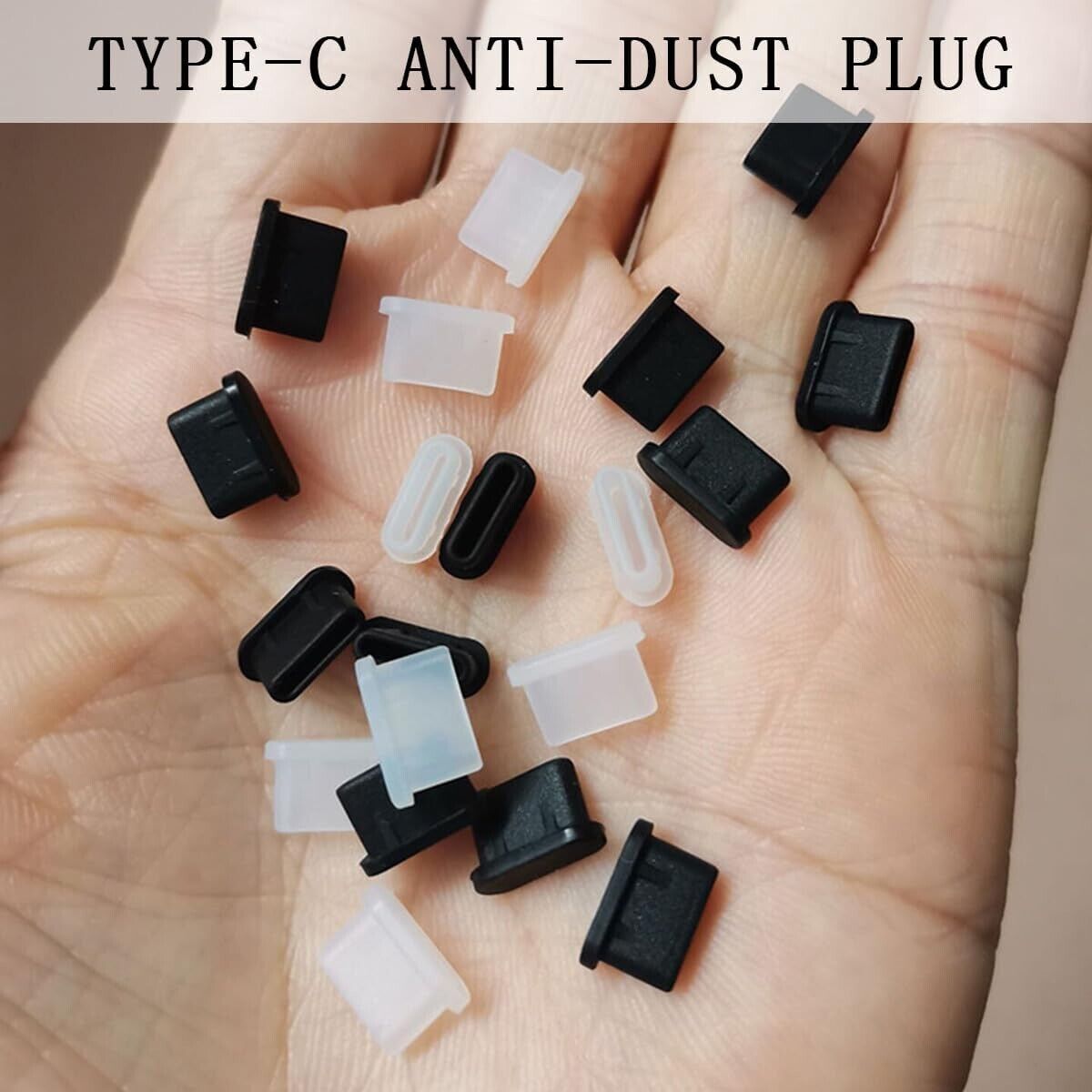 3 PCS USB C Dust Plug Mini Silicone Anti Dust USB C Charging Port Protector