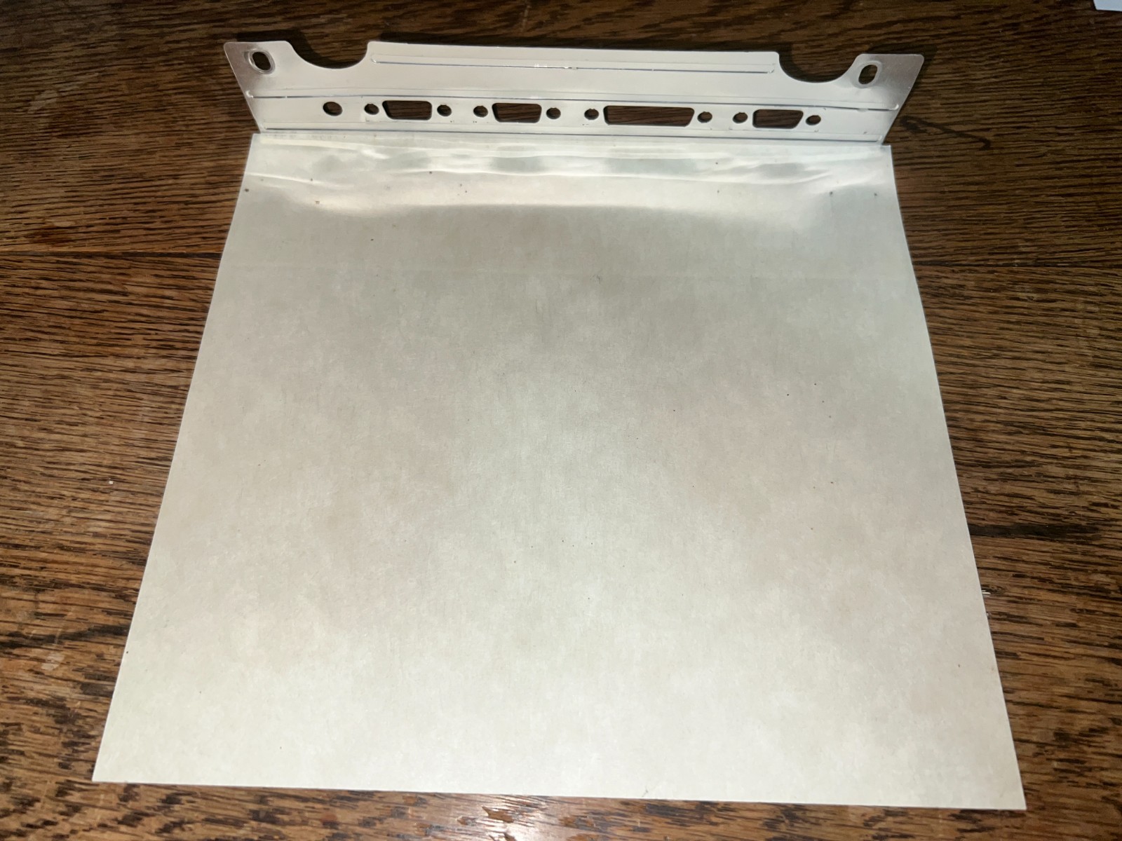 1986 Apple Macintosh PLUS M0001A Original RFI Foil Motherboard Shield 805-0583-B
