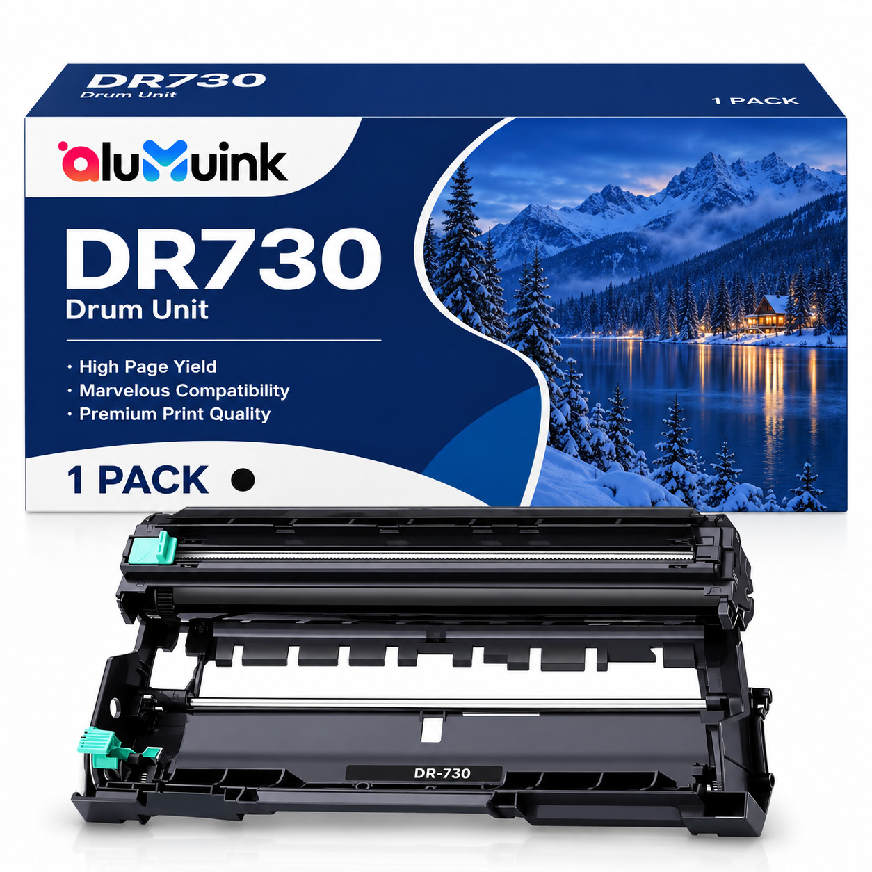 DR730 Drum Unit for MFC-L2717DW MFC-L2730DW MFC-L2750DW MFC-L2750DWXL HL-L2350DW