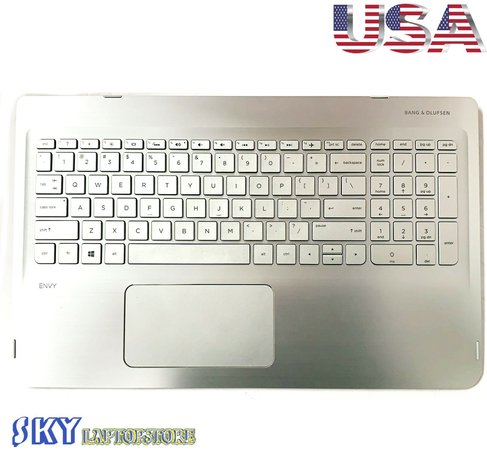 Genuine HP ENVY X360 M6-w 15-W Palmrest, Backlit Keyboard Touchpad 807526-001 US