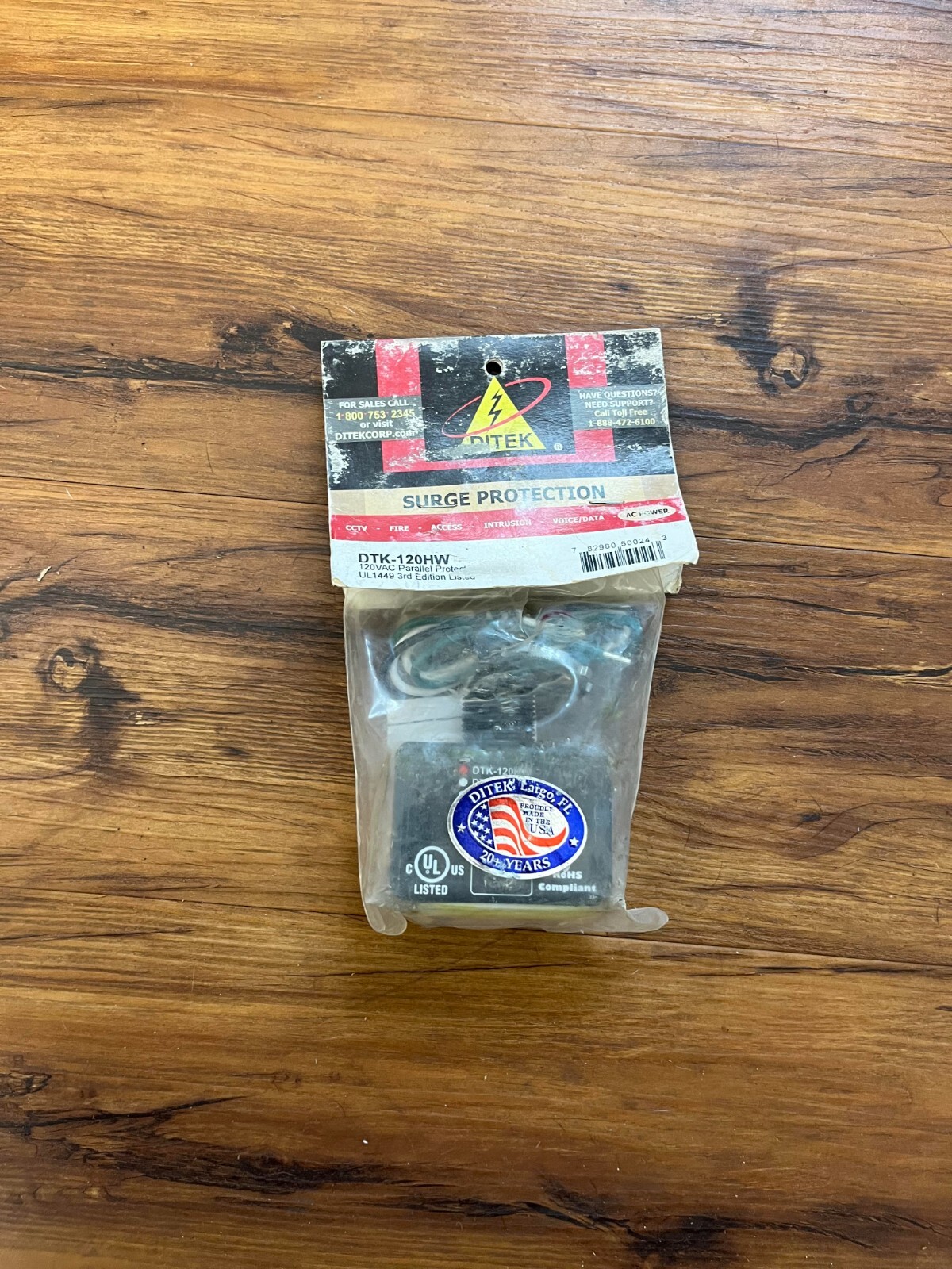 Ditek DTK-120HW 120VAC Surge Protective Device (NEW)
