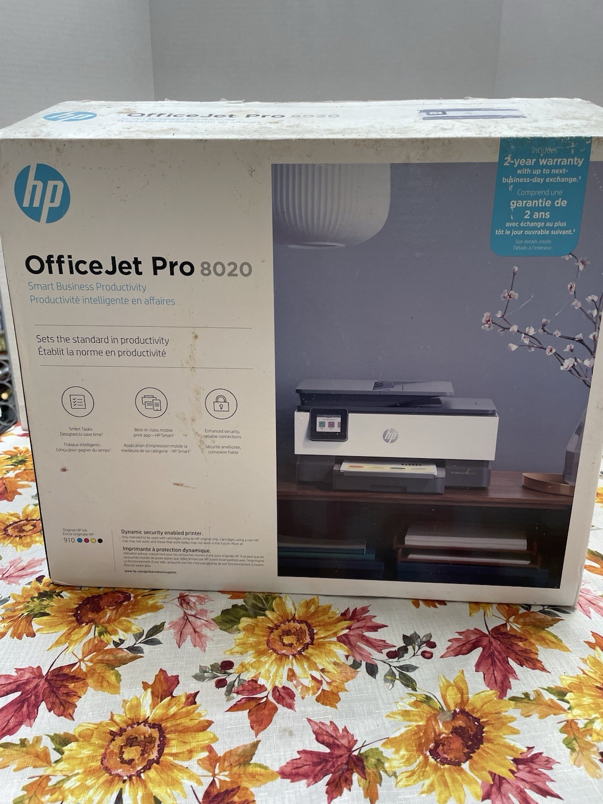 HP OfficeJet Pro 8020 Wireless All-in-One Color Inkjet Printer New Unused