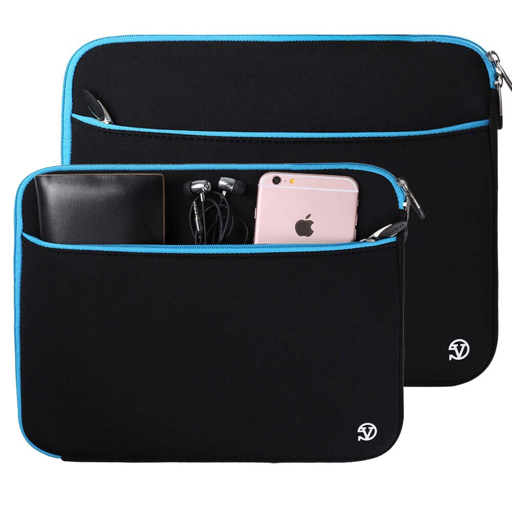 Slim Soft Padded Laptop Sleeve Zip Carry Case For 17