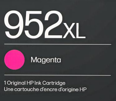 HP 952XL High Yield Magenta Ink Cartridge - Repackaged OEM, L0S64AN