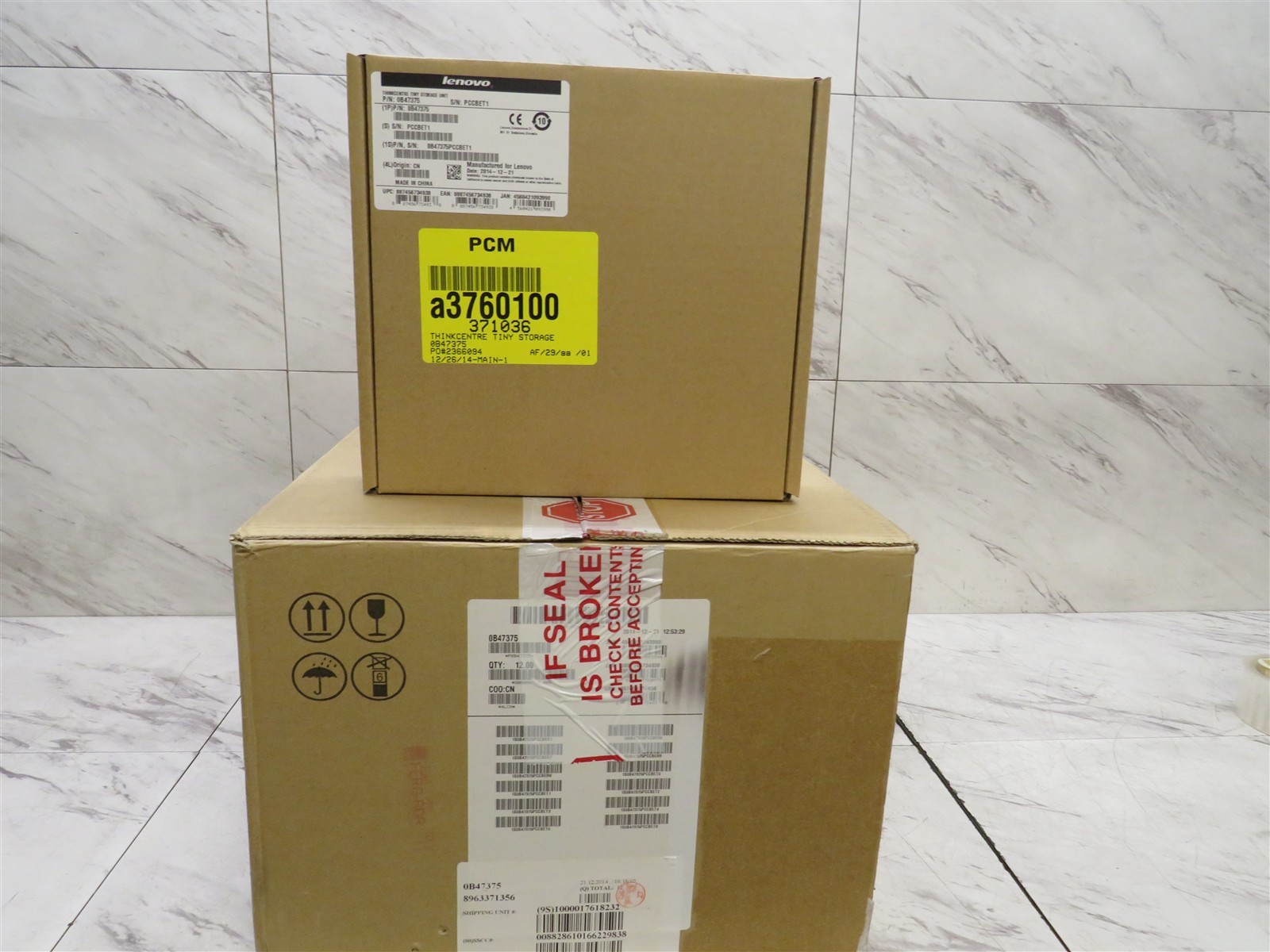 Lot of 12 Lenovo ThinkCentre Tiny Storage Units 0B47375 New in Box