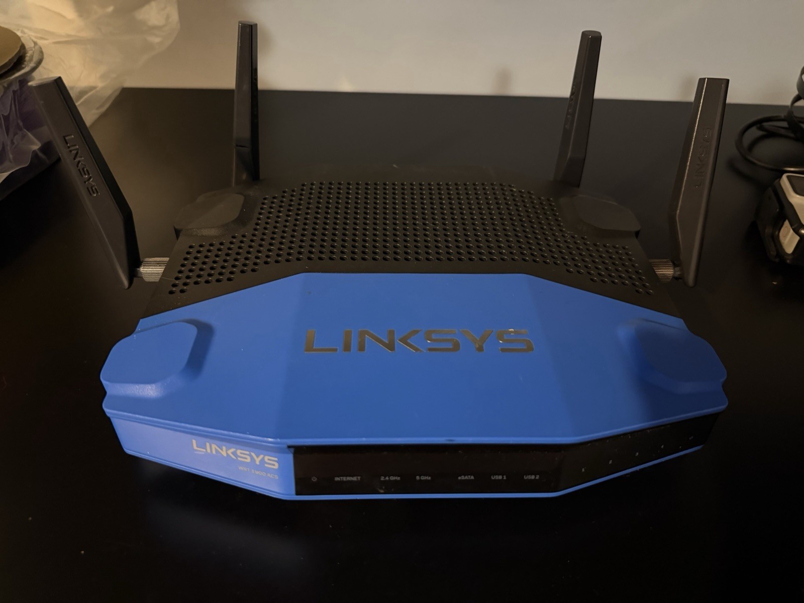 Linksys WRT1900ACS v2 | 1300 Mbps | 4 Port Dual-Band Wi-Fi Router W/ Power Cord