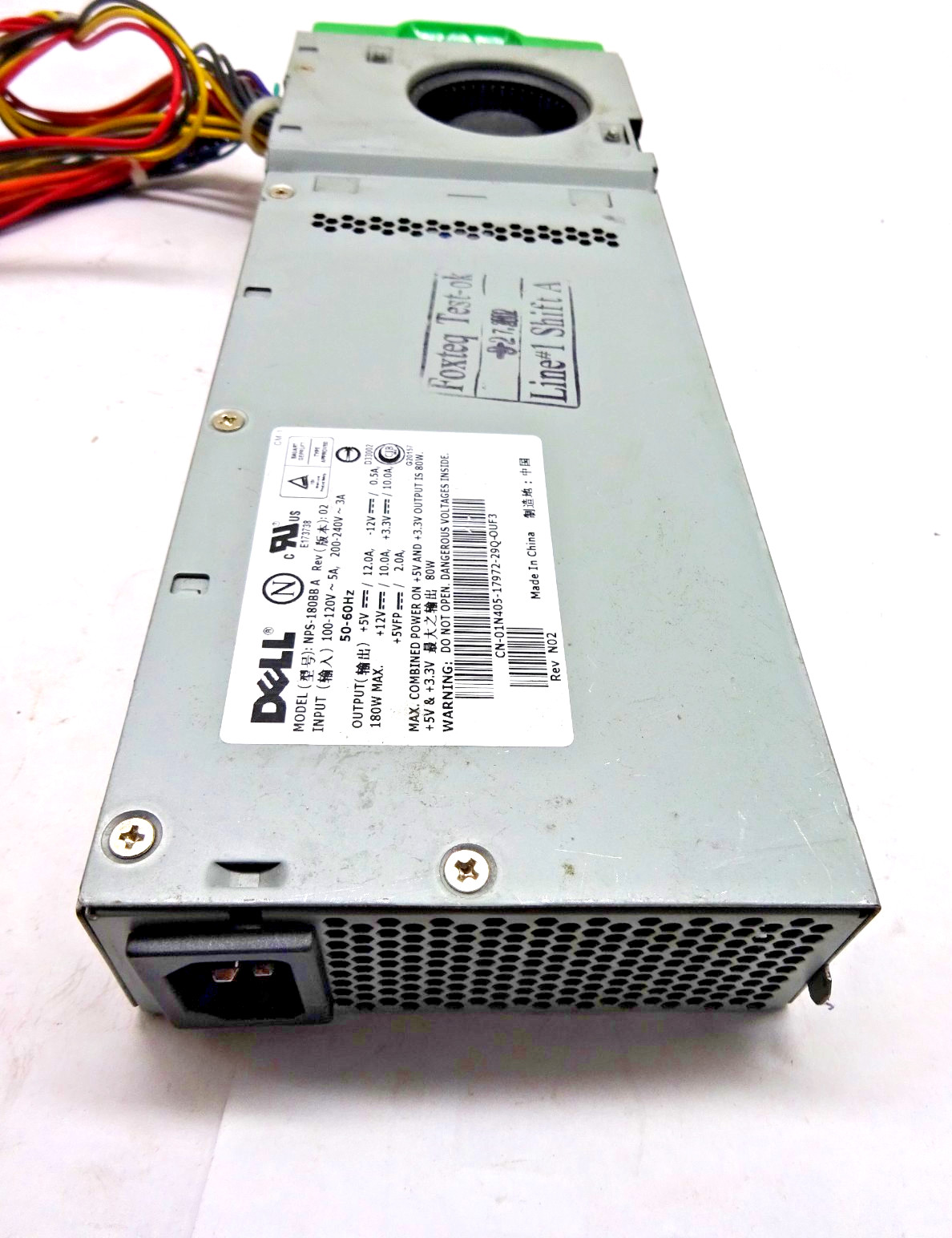 DELL *NPS180BB A* 20PIN REV:02 Power Supply 180W #NT5793