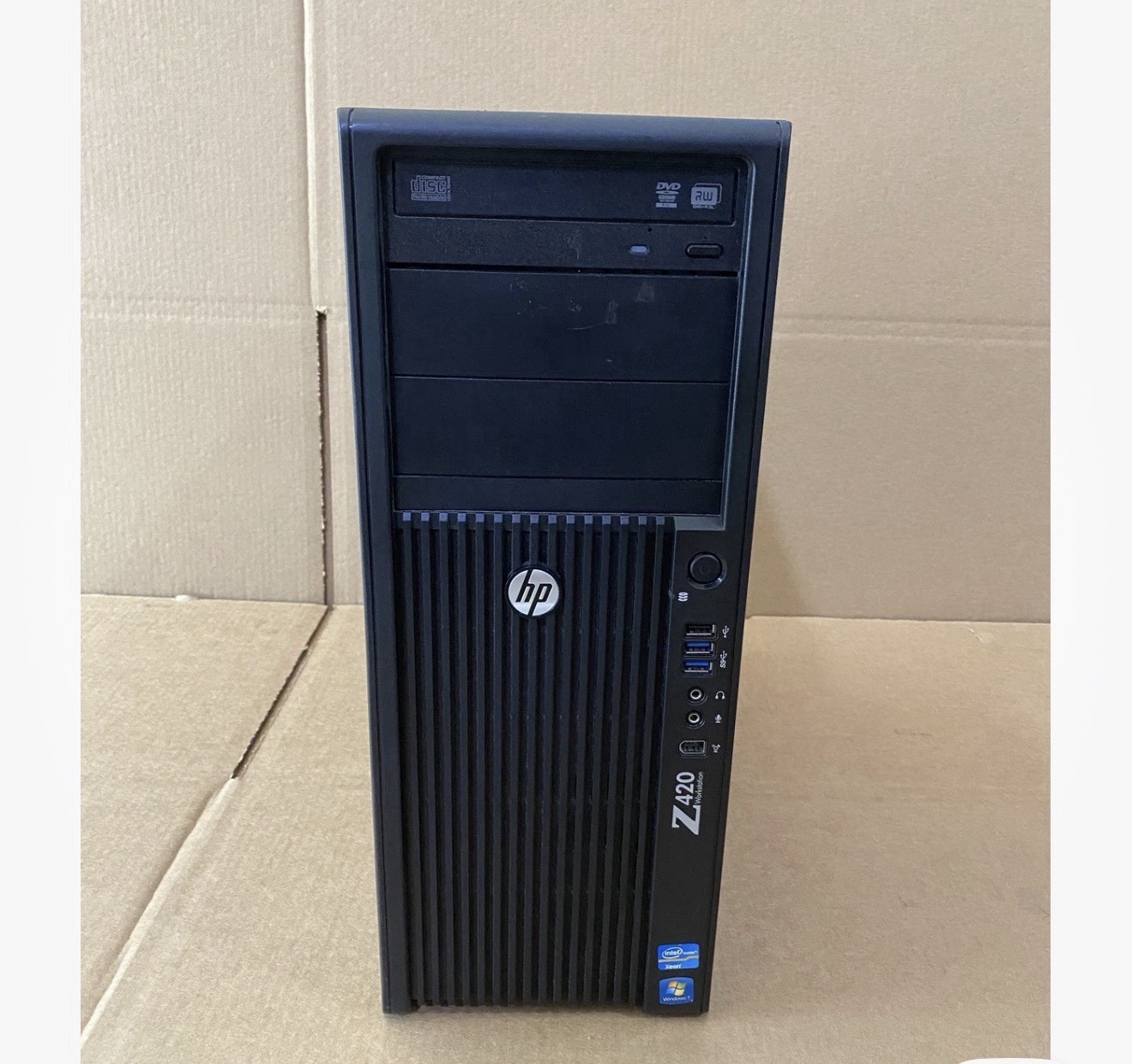 HP Workstation Z210 CMT i5-2400 3.1Ghz/8GB RAM/ 4TB HDD Quadro 600/Win 10 Pro