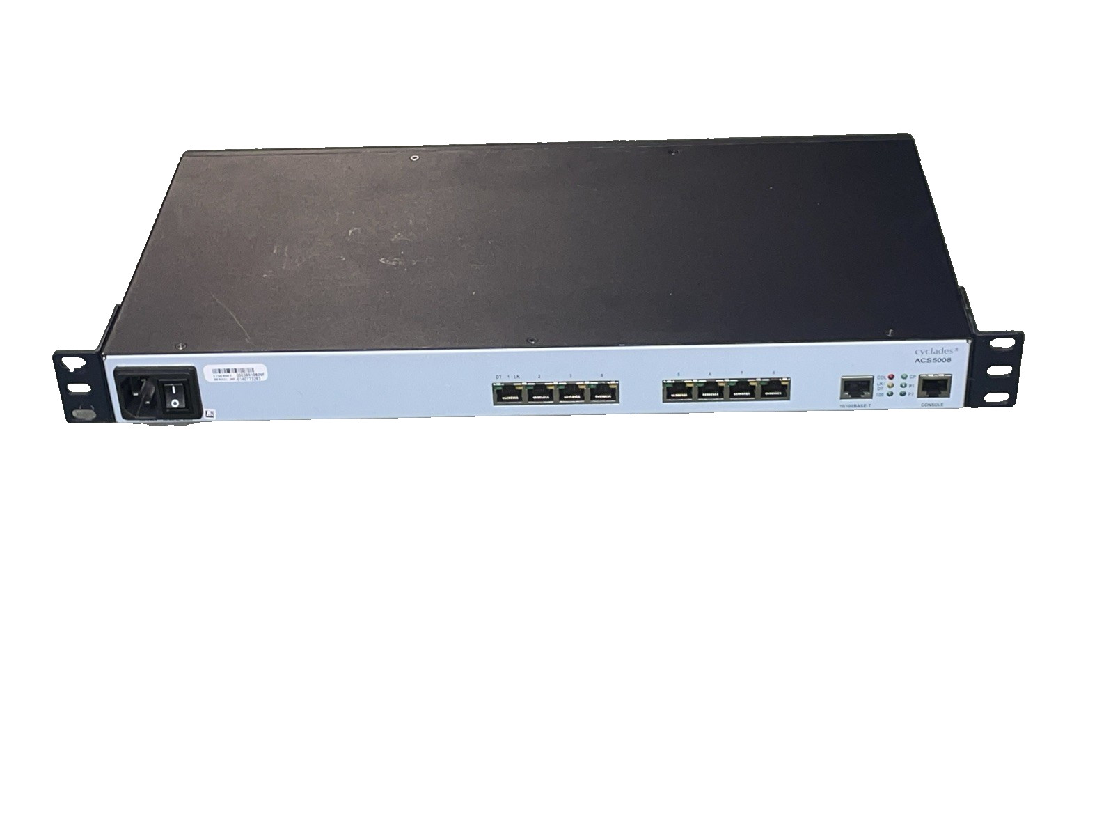 Avocent Cyclades ACS 5008 Console Server inc Rack Ears & Power Cord.