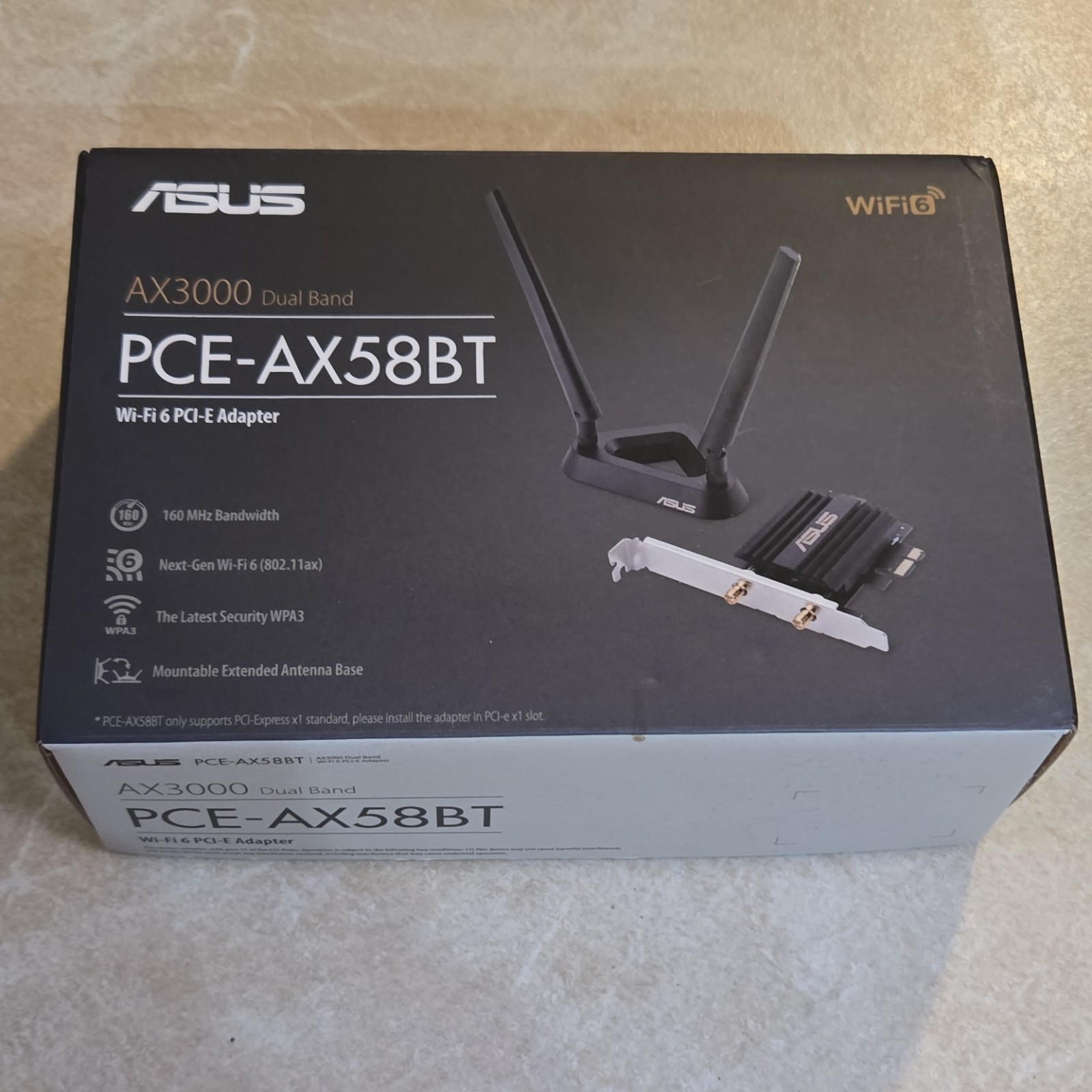 ASUS AX3000 PCE-AX58BT Wi-Fi Adapter