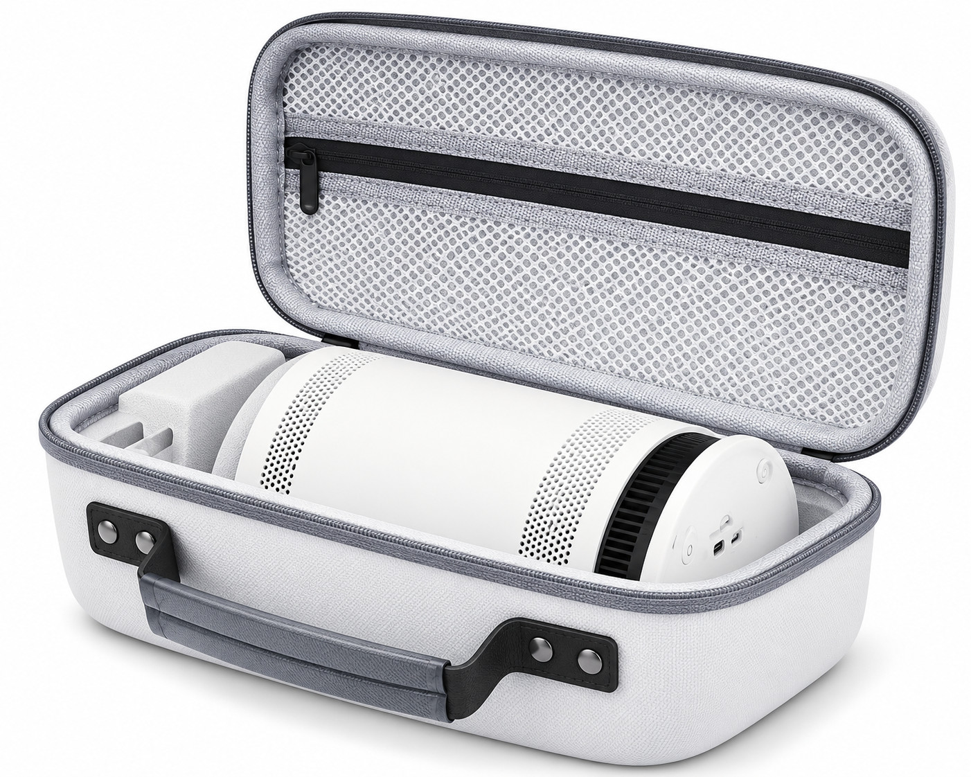 Hard Travel Case for Samsung The Freestyle Projector, Carrying Case Compatible 
