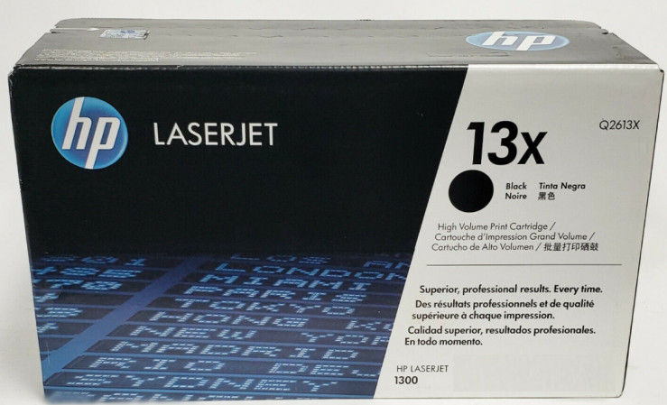 HP 13X Q2613X High Yield Black Original LaserJet Toner Cartridge