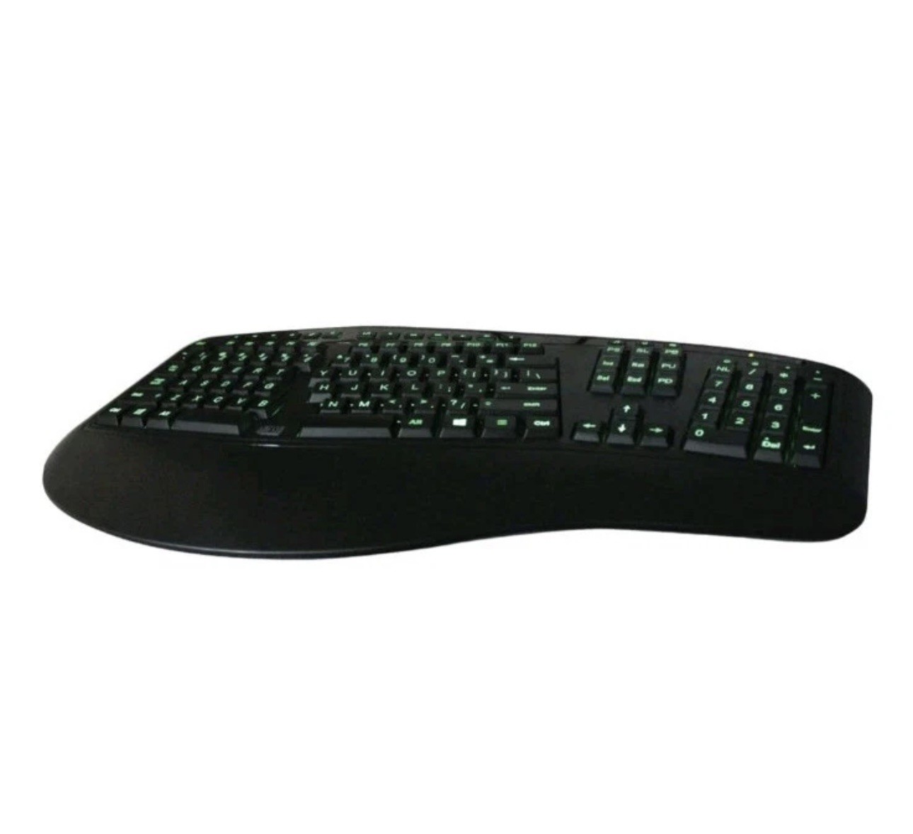 Adesso - AKB-150EB - 3-Color Illuminated USB Ergonomic Keyboard 