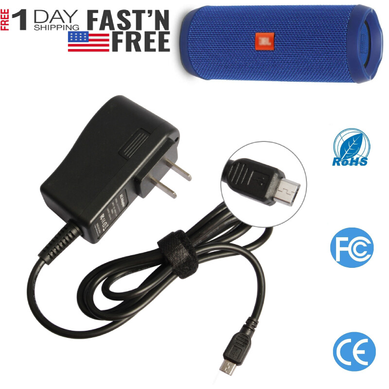 Charger for JBL Charge 3, Charge 2, Flip 4/3, Pulse 3/2 JBL Power Cord Adapter