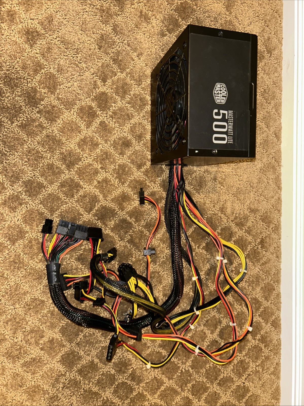 CoolerMaster MasterWatt Lite 500W ATX Power Supply unit MPX-5001-ACAAW Tested