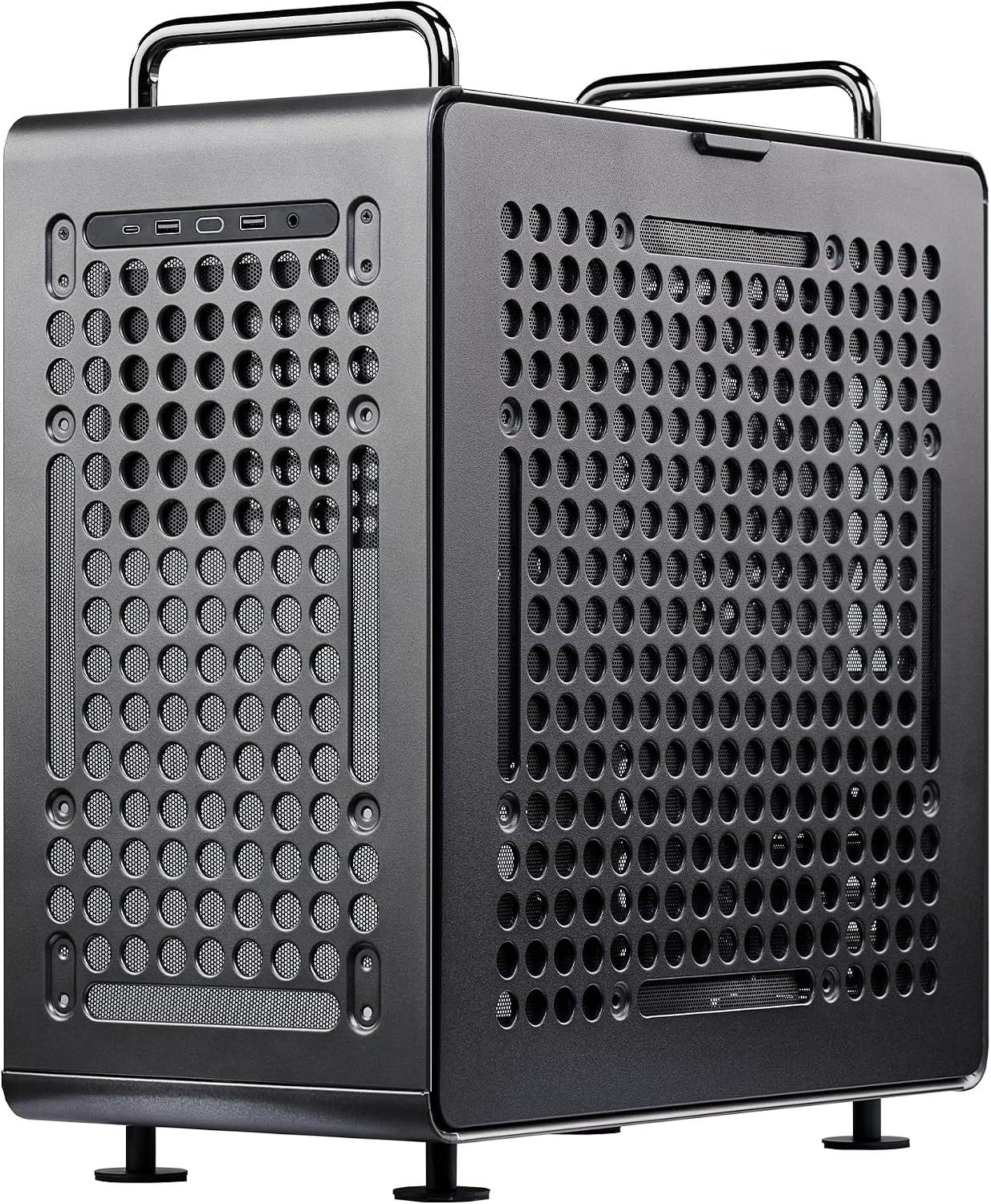 Cooler Master - QUBE 540 - ATX Mid-Tower PC Case, High Airflow Tempered Glass