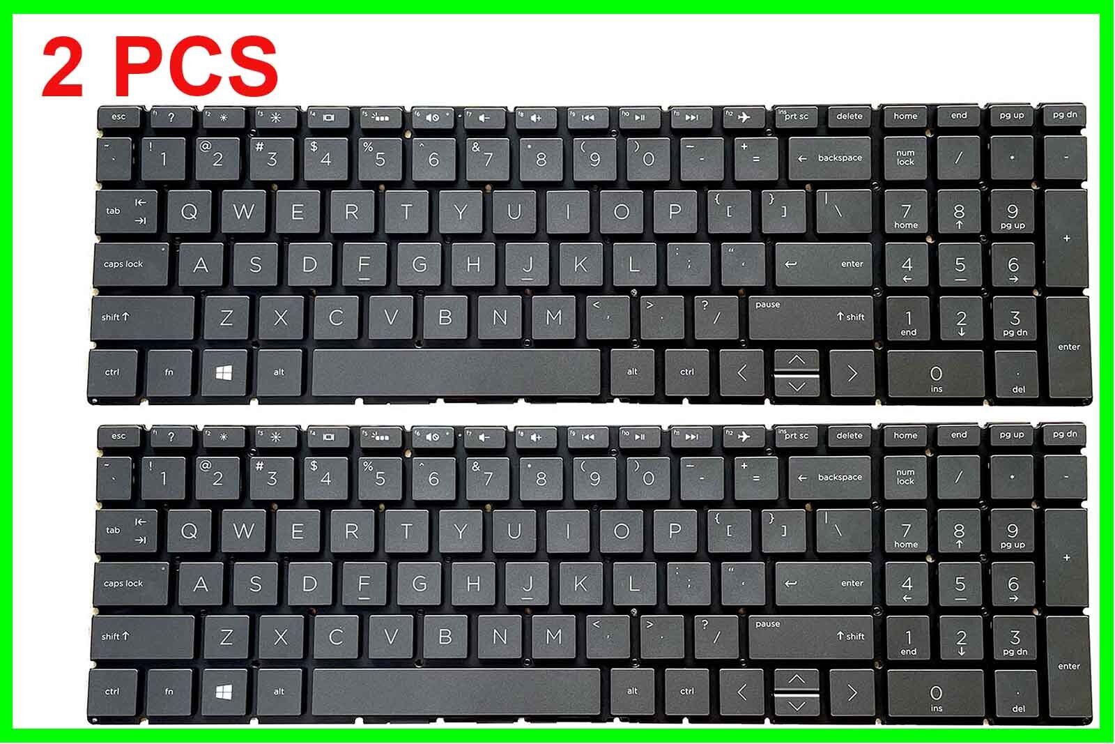 2pcs Genuine Backlit US Keyboard for HP x360 15-CN 15-CP 15M-CP 15-DS 15-DR