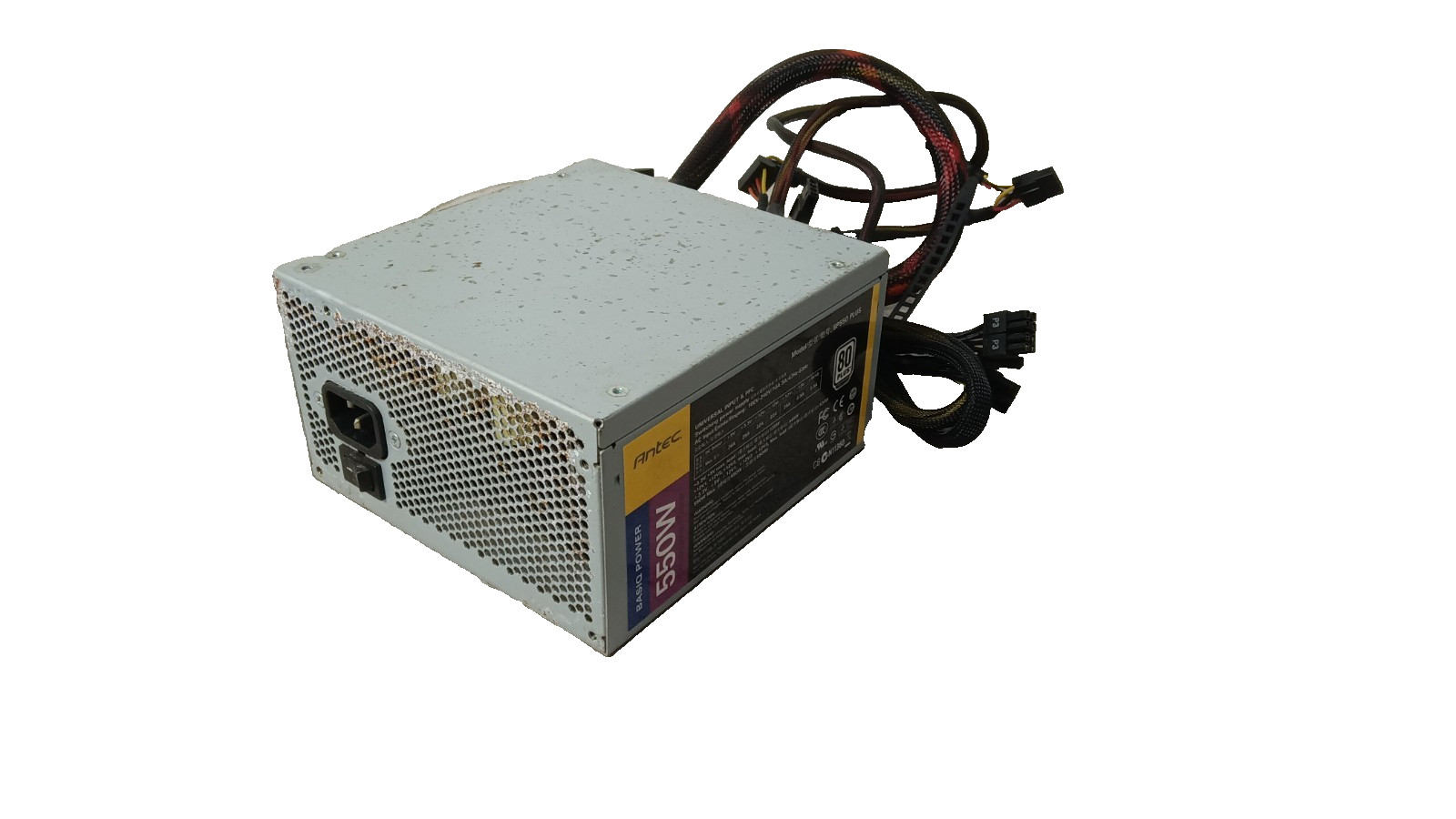 ANTEC Power Supply 550W BP550 PLUS Some Rust | Tested
