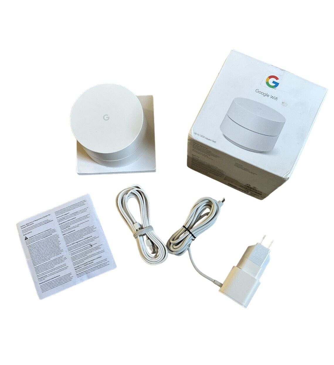 Google GA02430-US Wi-Fi Mesh Router 1 Pack - White