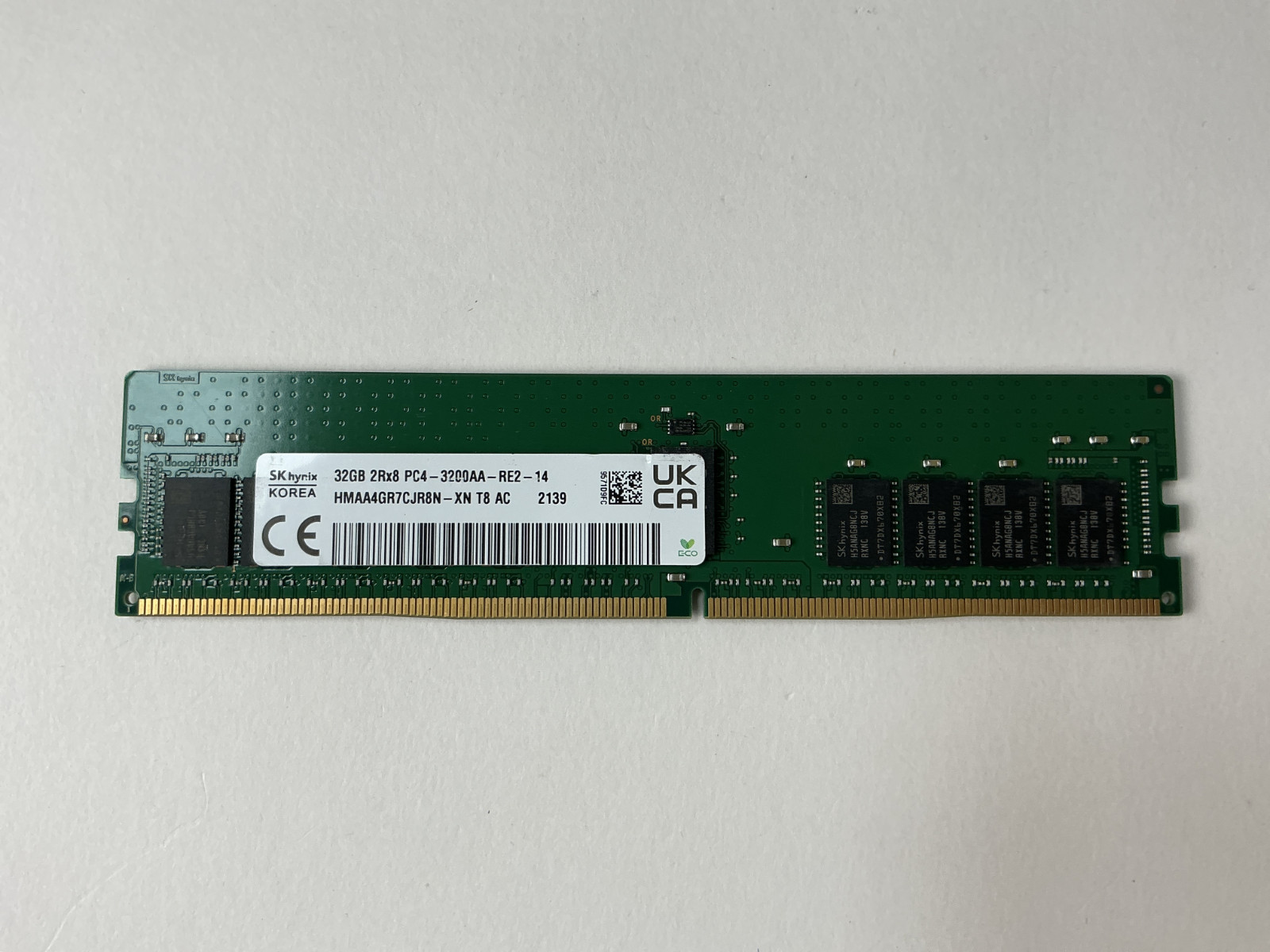 HMAA4GR7CJR8N-XN  Hynix 32GB 2Rx8 PC4-3200AA DDR4 Server Memory