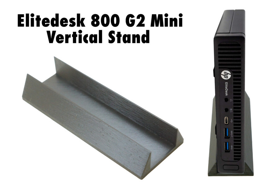 Desk Vertical Stand Holder for HP EliteDesk 800 G2 Mini Desktop