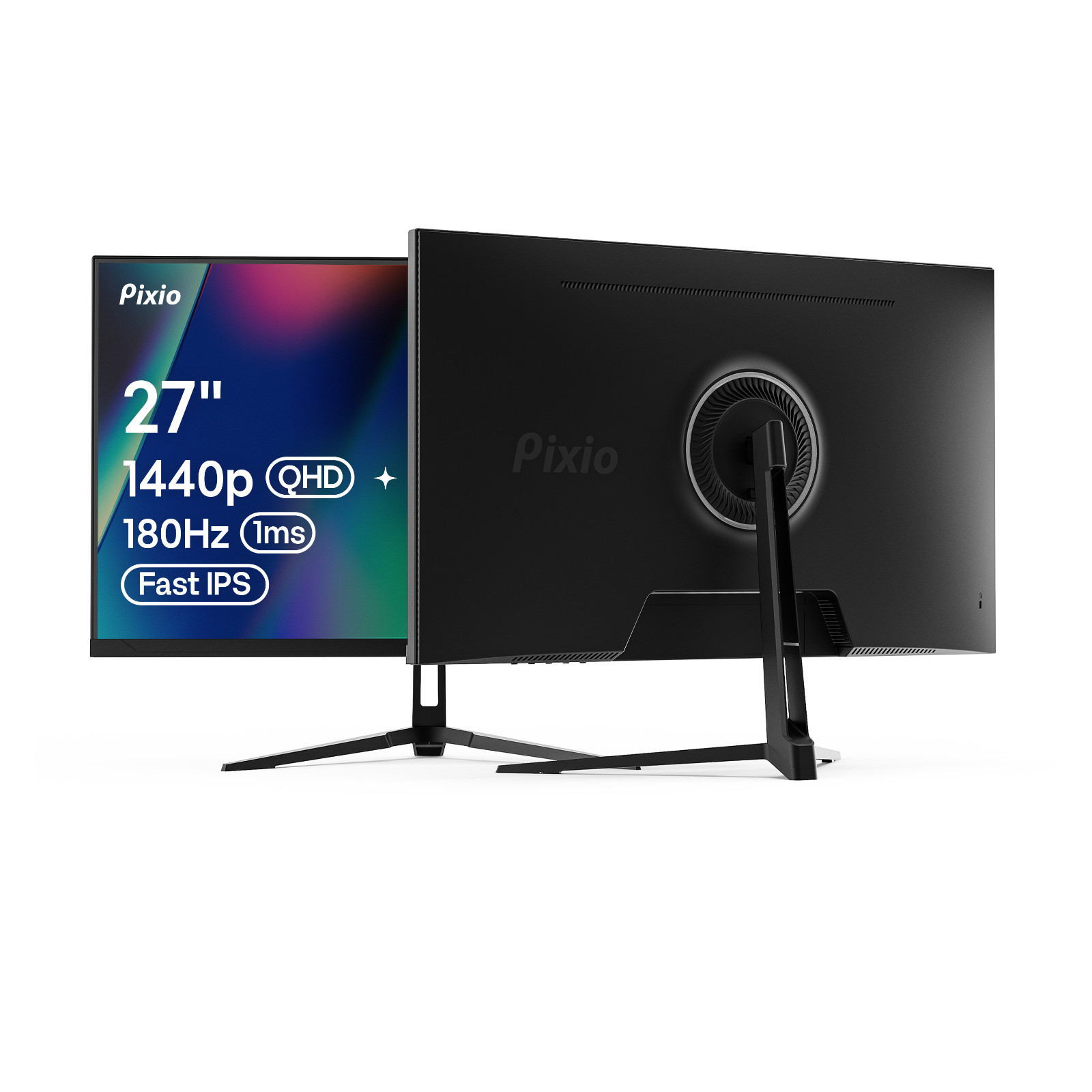Pixio PX278 Wave 27" 180Hz 1440P Fast-IPS 1ms Gaming Monitor | Open Box