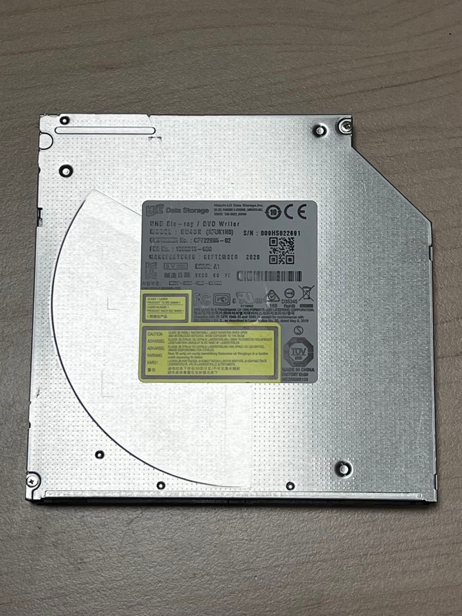 Hitachi LG BU40N UHD Blu-ray BDXL DVD Writer 9.5mm SATA Internal Drive Used JPN