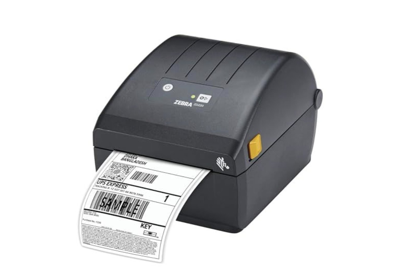 Open Box Zebra ZD220d 203dpi Mono USB Label DT Printer ZD22042-D01G00EZ