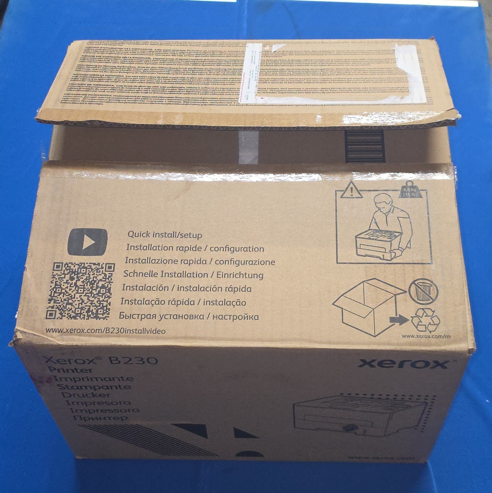 Xerox B230 Monochrome Laser Printer | 600dpi New, Open Box