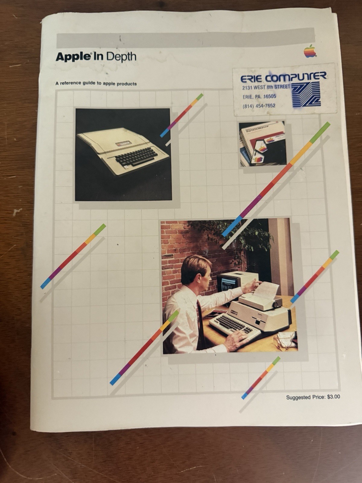 1980 APPLE IN DEPTH Fall/Winger Booklet Reference Guide to Apple Product-Vintage