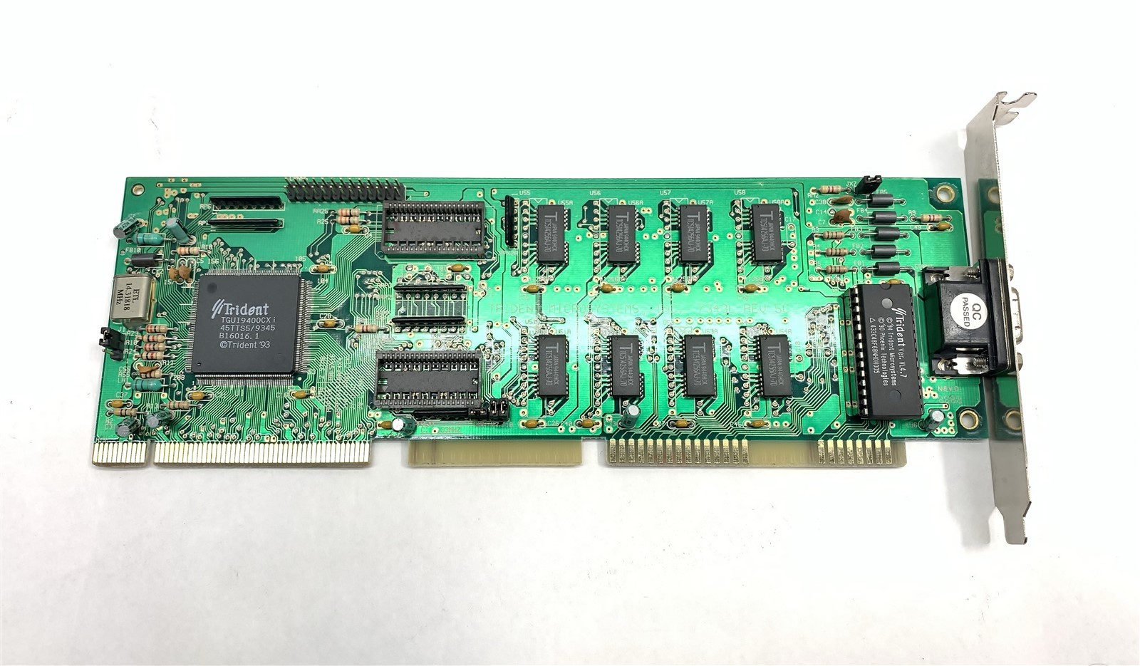 TRIDENT TGUI9400CXi VLB VESA Local BUS VGA Vintage Graphics Card Retro 7343L 2MB
