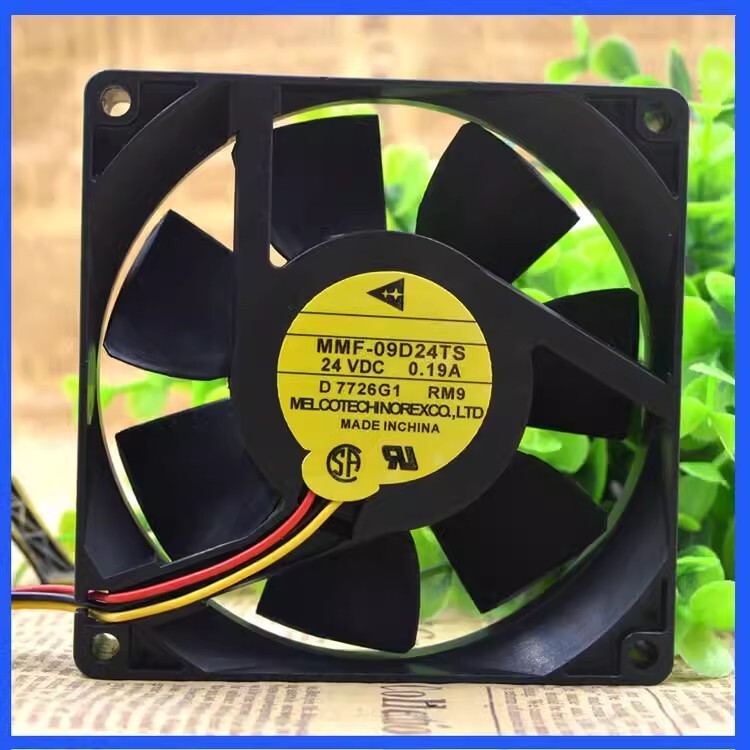 Mitsubishi MMF-09D24TS-RM9 9025 DC24V 0.19A 9CM 3-Wire Inverter Cooling Fan